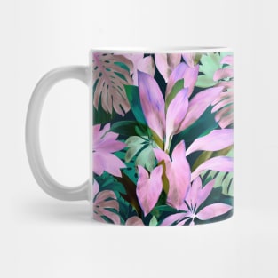 Tropical Night Magenta & Emerald Jungle Mug